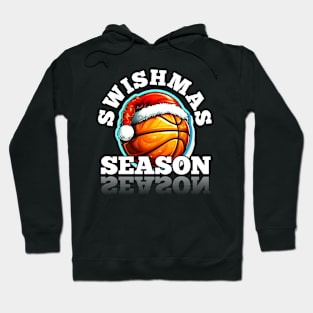 Swishmas Basketball Christmas Hoodie